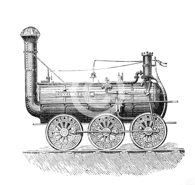 George Stephenson, Father of Railways: the Royal George, 1881. Creator: Unknown.