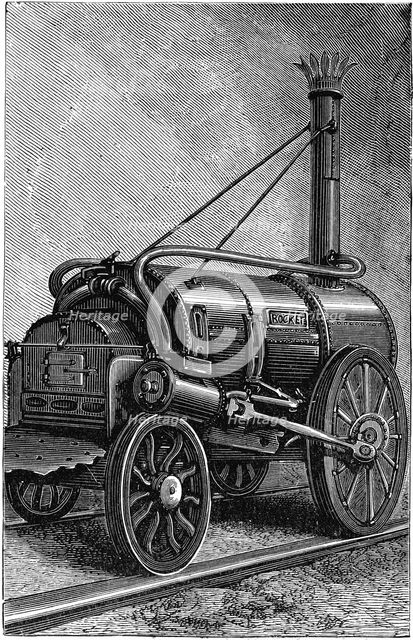 George Stephenson's locomotive 'Rocket', 1829 (1892). Artist: Unknown