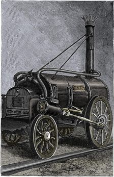 George Stephenson's locomotive Rocket 1829 (1892)