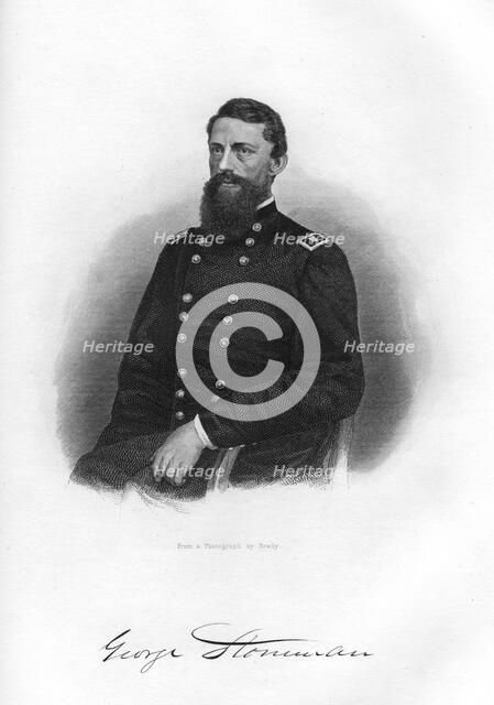 George Stoneman, Union cavalry general, 1862-1867.Artist: Brady