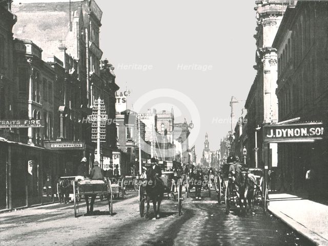 George Street, Sydney, Australia, 1895.  Creator: York & Son.