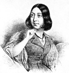 George Sand 1923.Artist: Louis Leopold Boilly