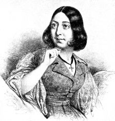 George Sand 1923.Artist: Louis Leopold Boilly