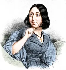 George Sand 1923. Artists: Louis Leopold Boilly, WA Mansell & Co