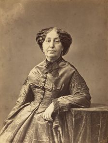 George Sand, about 1865. Creator: Nadar