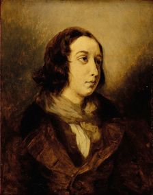 George Sand dressed as a man, 1834