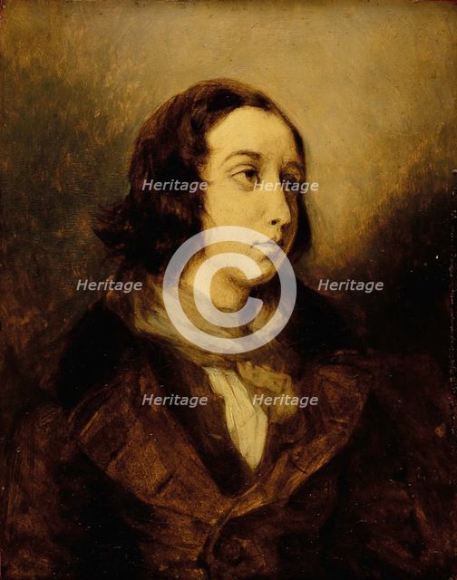 George Sand dressed as a man, 1834.