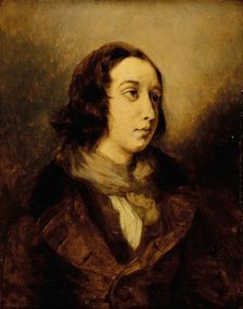 George Sand dressed as a man, 1834