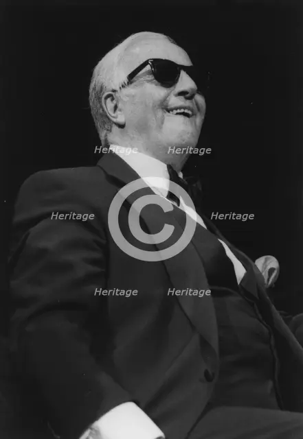 George Shearing, David Jacobs, Barbican, London, 1996. Creator: Brian Foskett.