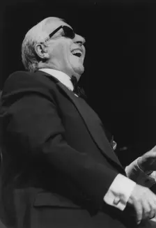 George Shearing, David Jacobs, Barbican, London, 1996. Creator: Brian Foskett