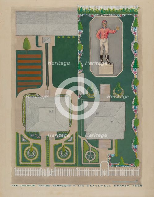 George Taylor - 2 Residences, c. 1936. Creator: Meyer Goldbaum.
