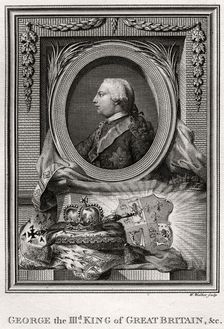 George the III, King of Great Britain 1777. Artist: W Walker
