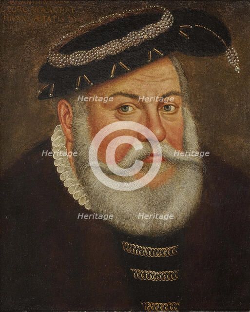 George the Pious, Margrave of Brandenburg-Ansbach (1484-1543). Creator: Cranach, Lucas, the Younger, Workshop of (1515-1586).