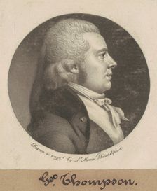 George Thompson, 1799. Creator: Charles Balthazar Julien Févret de Saint-Mémin