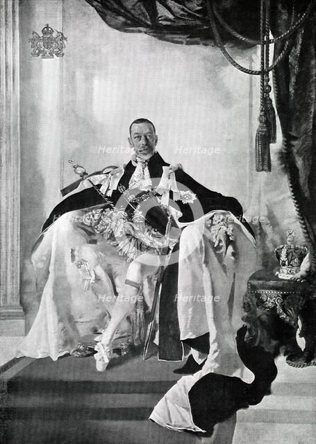 'George V', 1924. Artist: Charles Sims