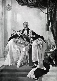 George V 1924. Artist: Charles Sims