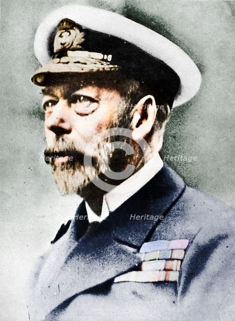 'George V, King of the United Kingdom from 1910', c1936, (1945). Artist: Unknown.