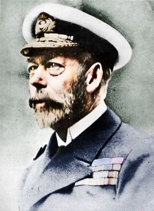 George V, King of the United Kingdom from 1910 c1936, (1945)