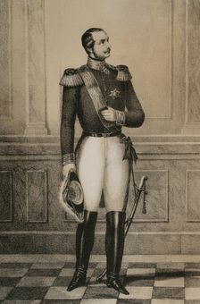 George V of Hanover, (1819-1878), King of Hanover, (1851-1866), 1854. Creator: Manuel Iglesias Dominguez