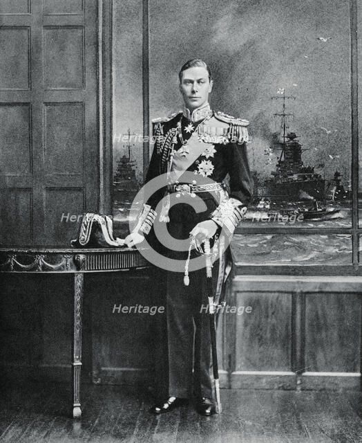 George VI, Admiral of the Fleet in the Royal Navy, 1936. Artist: Unknown