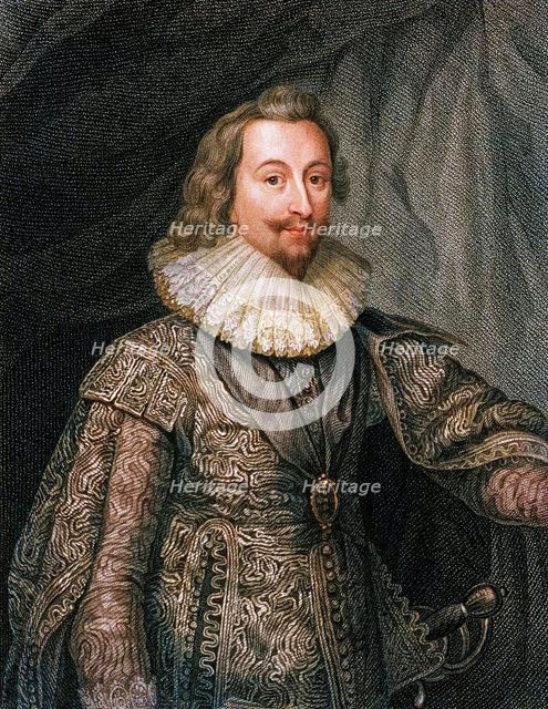 George Villiers, 1st Duke of Buckingham (1592-1628), 1824. Creator: S Freeman.