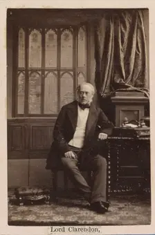 George Villiers, 4th Earl of Clarendon, about 1860. Creator: Camille Silvy