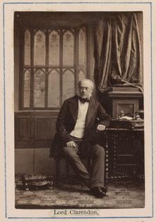 George Villiers, 4th Earl of Clarendon, about 1860. Creator: Camille Silvy