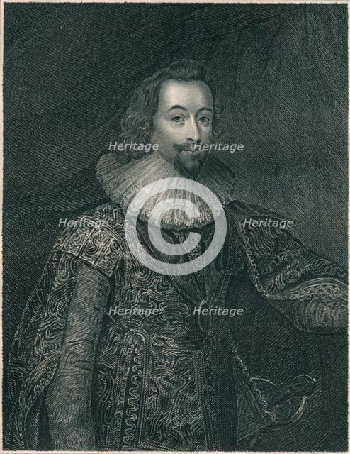 'George Villiers, Duke of Buckingham', 1620s, (early-mid 19th century).  Creator: John Cochran.