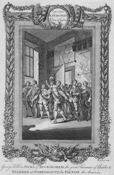 George Villiers, Duke of Buckingham, the great Favourite of Charles I, stabbed c1787
