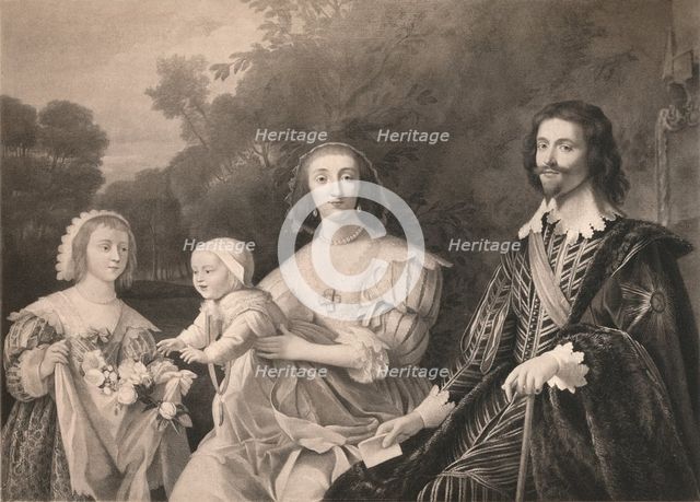 'George Villiers, Duke of Buckingham and Family', 1628, (1904). Artist: Gerrit van Honthorst.