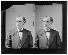George W. Cate of Wisconsin, 1865-1880. Creator: Unknown