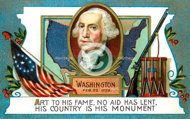 George Washington (1732-1799), American president, 18th century. Artist: Unknown