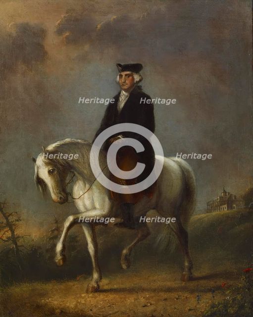 George Washington at Mount Vernon, 1810-1874. Creator: Alfred Jacob Miller.
