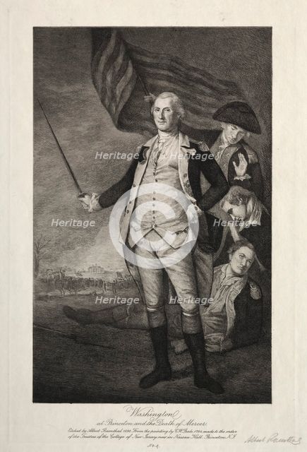 George Washington at Princeton, 1898. Creator: Albert Rosenthal (American, 1863-1939).