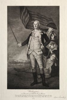 George Washington at Princeton, 1898. Creator: Albert Rosenthal (American, 1863-1939)