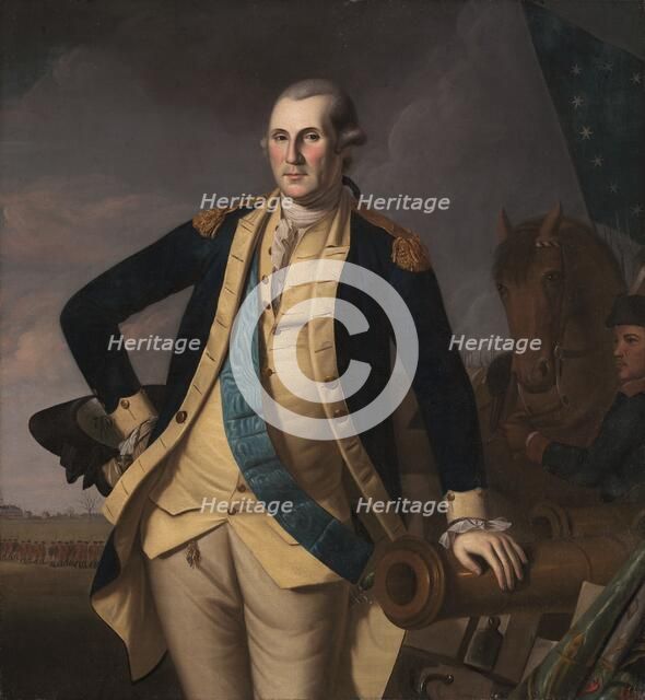 George Washington at the Battle of Princeton, c. 1779. Creator: Charles Willson Peale (American, 1741-1827); Workshop, and.