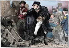 George Washington at the siege of Yorktown, Virginia, 1781 (c1880)