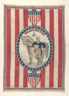George Washington Banner, c. 1939. Creator: Michael Trekur