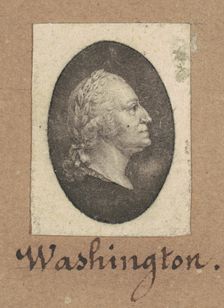 George Washington, c. 1800. Creator: Charles Balthazar Julien Févret de Saint-Mémin