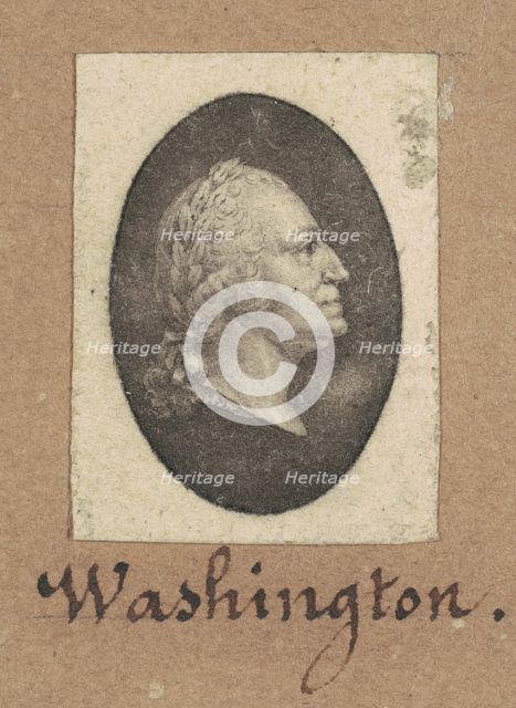 George Washington, c. 1800. Creator: Charles Balthazar Julien Févret de Saint-Mémin.