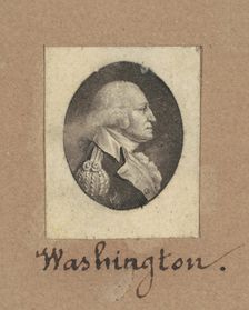 George Washington, c. 1800. Creator: Charles Balthazar Julien Févret de Saint-Mémin