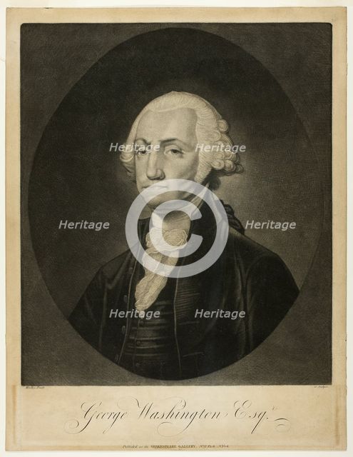 George Washington, c. 1800. Creator: William Woollett.