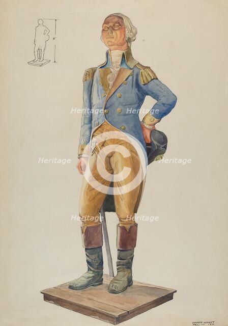 George Washington, c. 1936. Creator: Edward Grant.