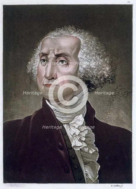 George Washington, first President of the United States of America, (c1820). Creator: Gallo Gallina.