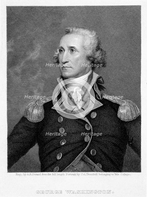 George Washington, first President of the United States of America, (19th century). Artist: Asher Brown Durand