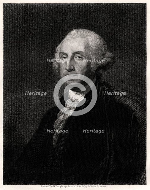George Washington, First President of the USA, 19th century. Artist: W Humphreys
