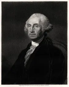 George Washington, First President of the USA, 19th century. Artist: W Humphreys