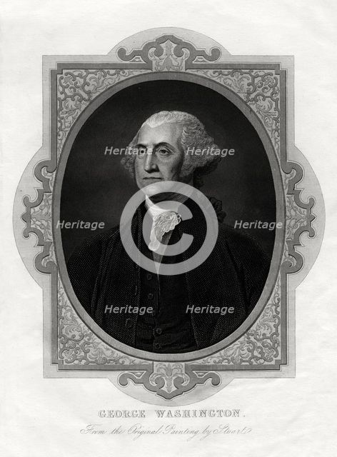 George Washington, first President of United States, 1877. Artist: Unknown