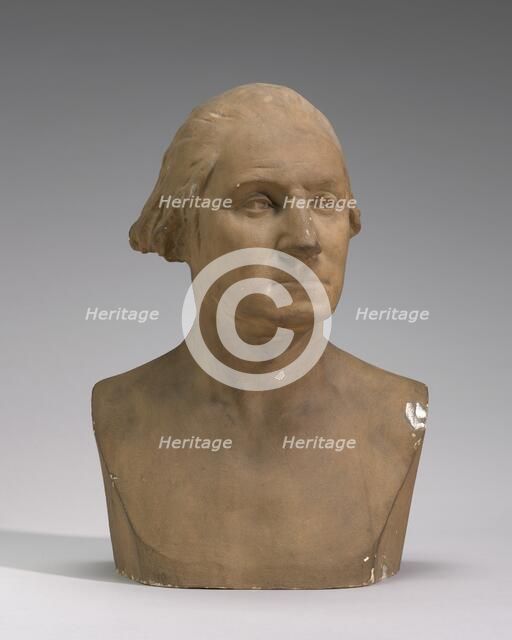 George Washington, model 1785, cast 1849/1859. Creator: Clark Mills.
