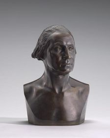 George Washington, model 1785, cast 1850/1877. Creator: Clark Mills
